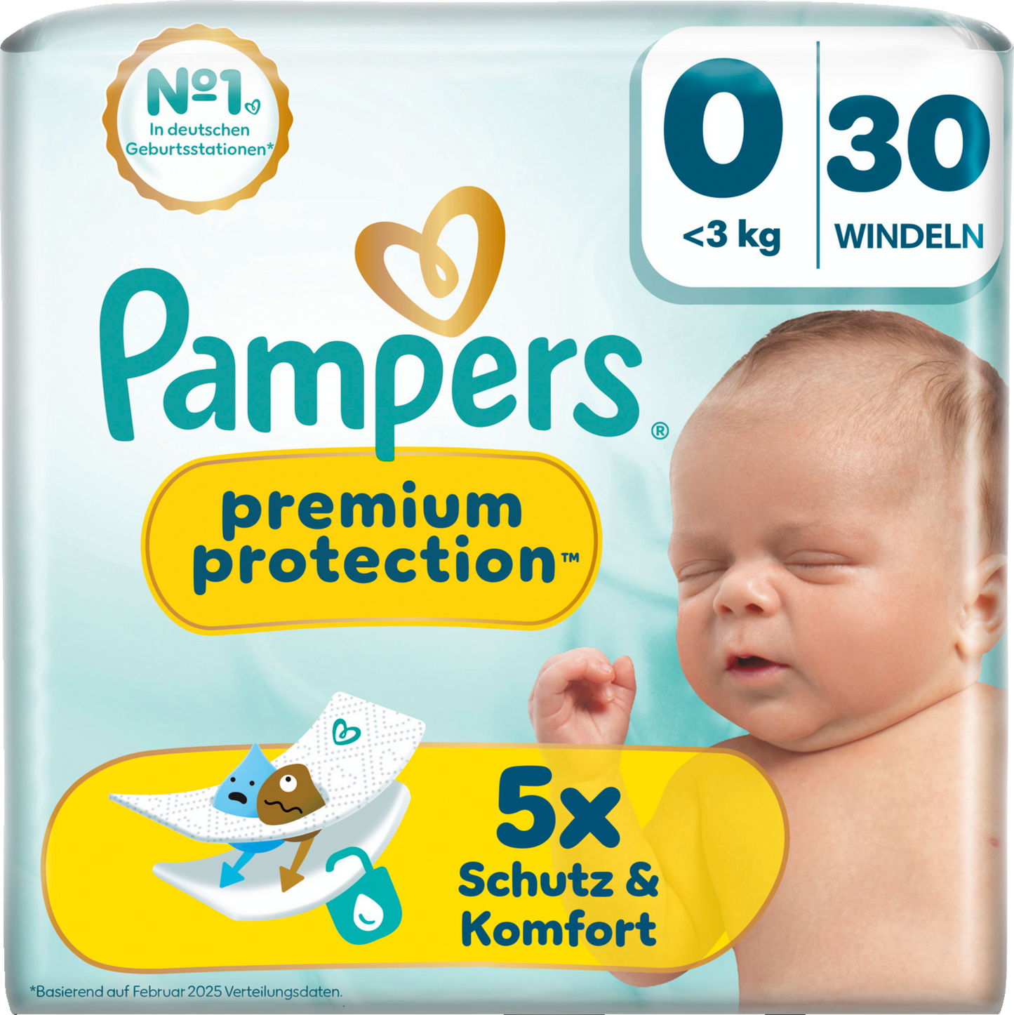 Pampers Premium Protection T0 Micro <3 kg (30 pces) Sachet