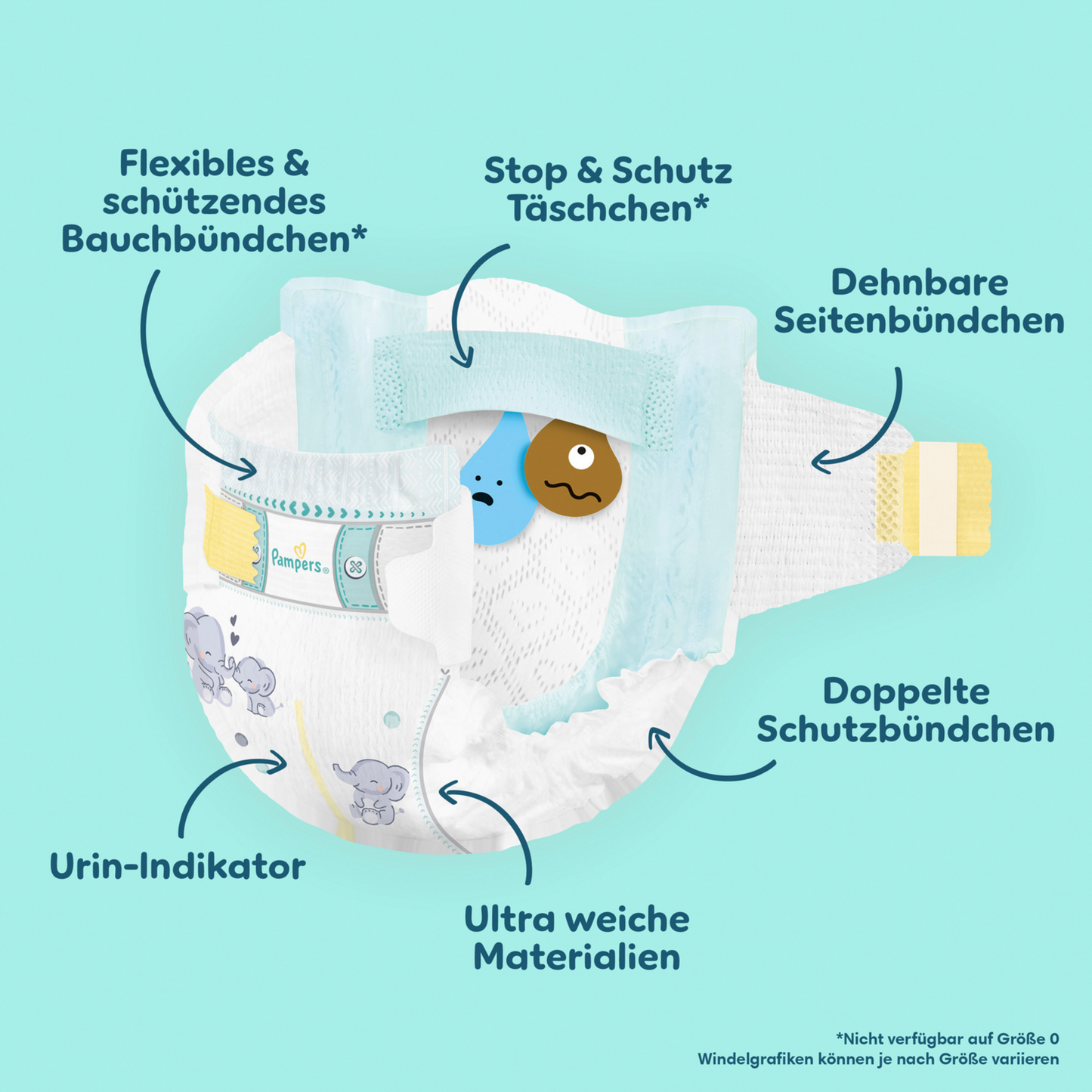 Pampers Premium Protection T0 Micro <3 kg (30 pces) Sachet