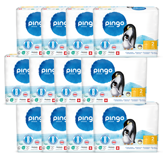 Pingo T2 Mini (3-6 kg) Carton de 3 (3 x 4 x 42 pces)