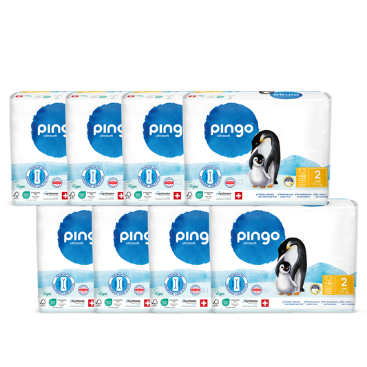 Pingo T2 Mini (3-6 kg) Carton de 2 (2 x 4 x 42 pces)