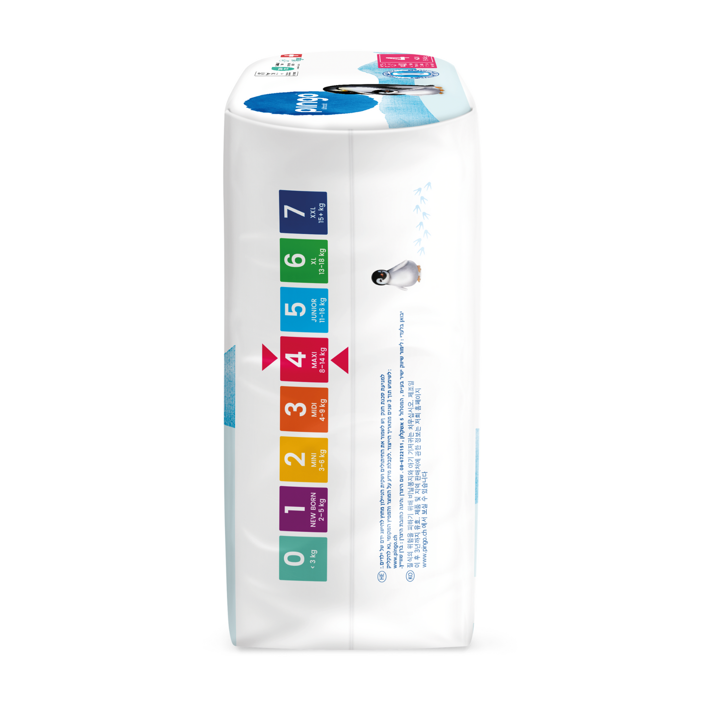 Pingo T4 Maxi (8-14 kg) Carton de 3 (3 x 4 x 40 pces)