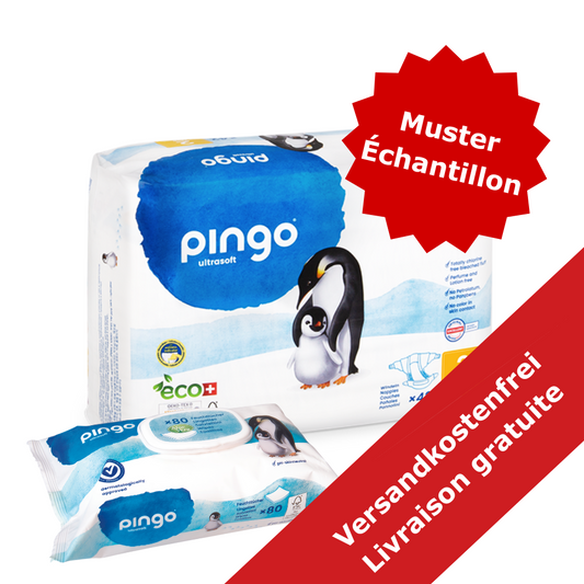 Pingo - Taille 2 Mini + Pingo lingettes – échantillon