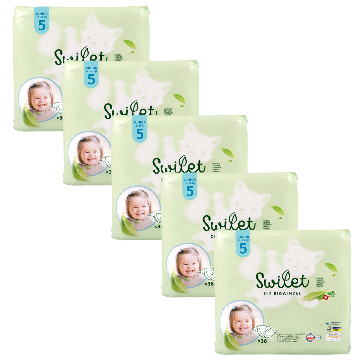 Swilet T5 Junior Pack mensuel (180 pces)