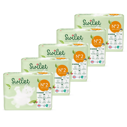 Swilet T2 Mini Pack mensuel (210 pces)