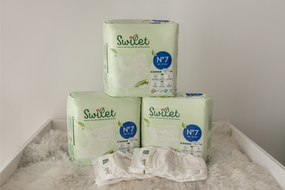 Swilet - La Couche Écologiques T7 XXL 15+Kg (30 pcs) Sachet