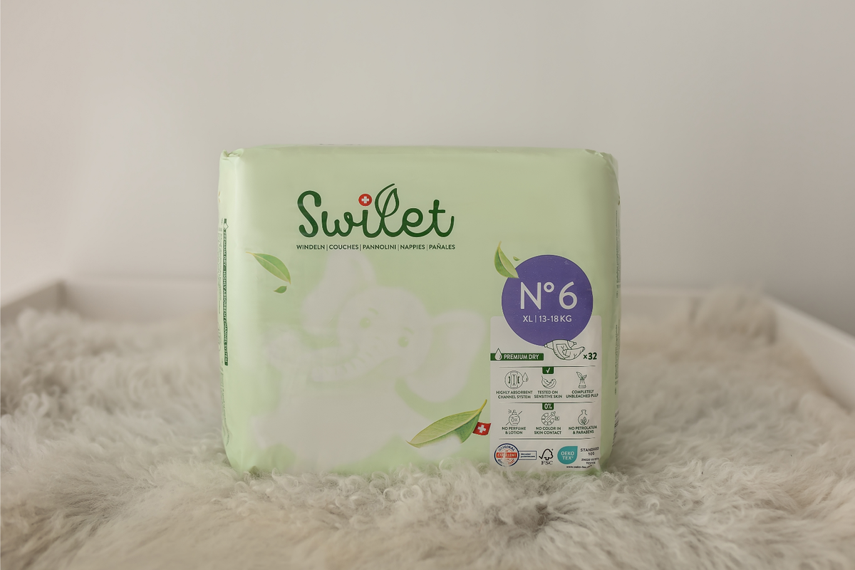 Swilet - La Couche Écologiques T6 XL 13-18Kg (6x 32 pces) Carton