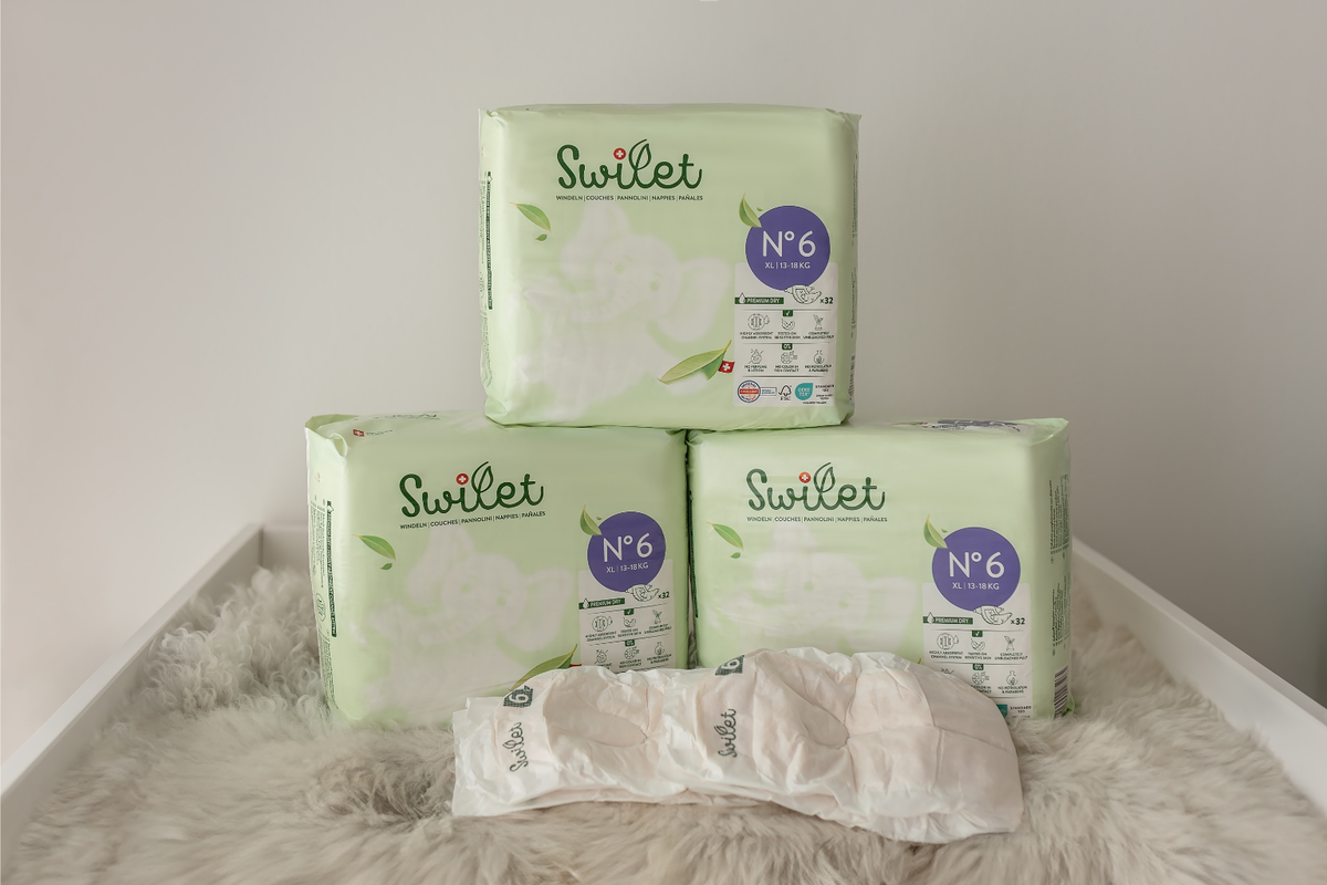 Swilet - La Couche Écologiques T6 XL 13-18Kg (6x 32 pces) Carton
