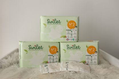 Swilet - La couche Écologiques T2 Mini 3-6Kg (42 pces) Sachet
