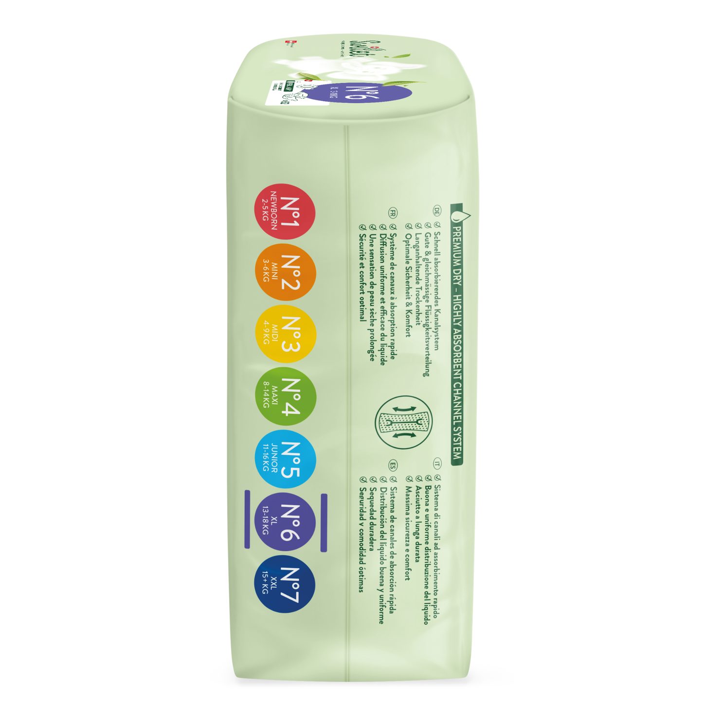 Swilet - La Couche Écologiques T6 XL 13-18Kg (6x 32 pces) Carton
