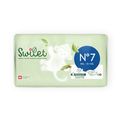 Swilet - La Couche Écologiques T7 XXL 15+Kg (30 pcs) Sachet