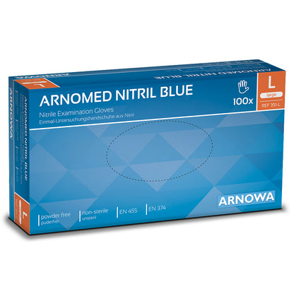 Gants Nitril bleu taille L (10 x 100 pcs) Carton