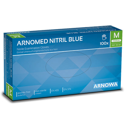 Gants Nitril bleu taille M (10 x 100 pcs) Carton