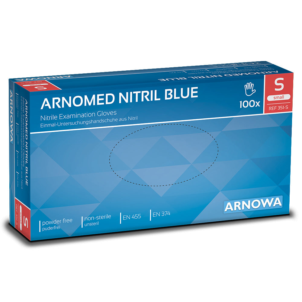 Gants Nitril bleu taille S (10 x 100 pcs) Carton