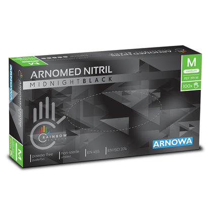 Gants Nitril noir taille M (10 x 100 pcs) Carton