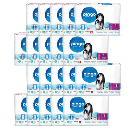 Pingo T1 Newborn (2-5 kg) Carton de 2 (4 x 5 x 27 pces)