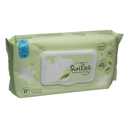 Swilet Lingettes humides bio (72 pces)