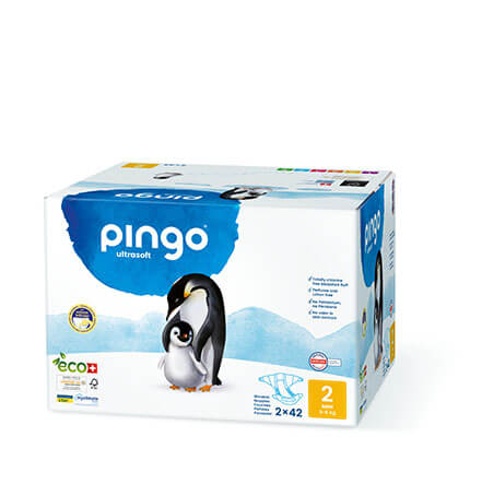 Pingo Mini (3-6 kg) Taille 2 (2 x 42 pces)