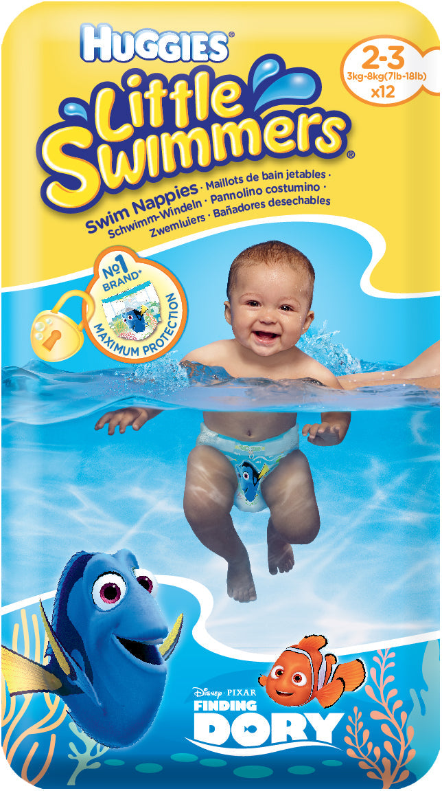 Huggies® Little Swimmers® taille 2-3 (3-8 kg) 12 pces