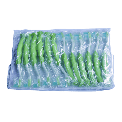 Brosses à dents pour enfants 0-3 ans vert (10 pces)